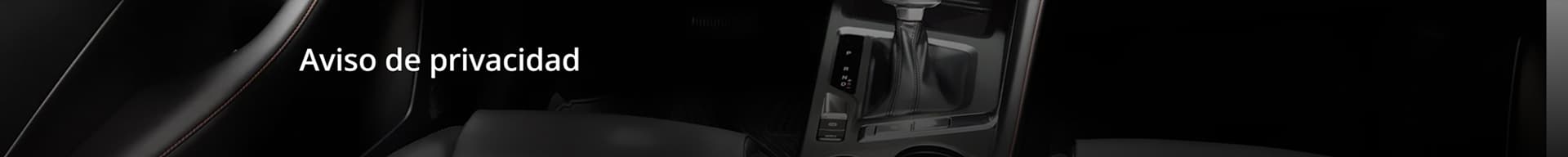 Aviso de privacidad Changan - pagina 1