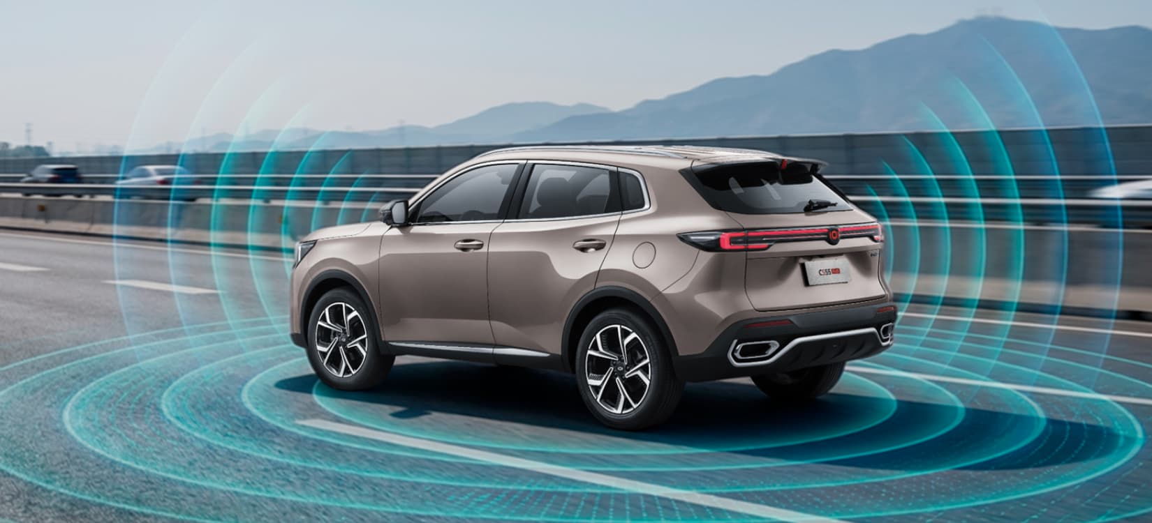 ADAS: sistemas avanzados de asistencia al conductor con advertencia de abandono de carril LDW y alerta de colision frontal FCW.