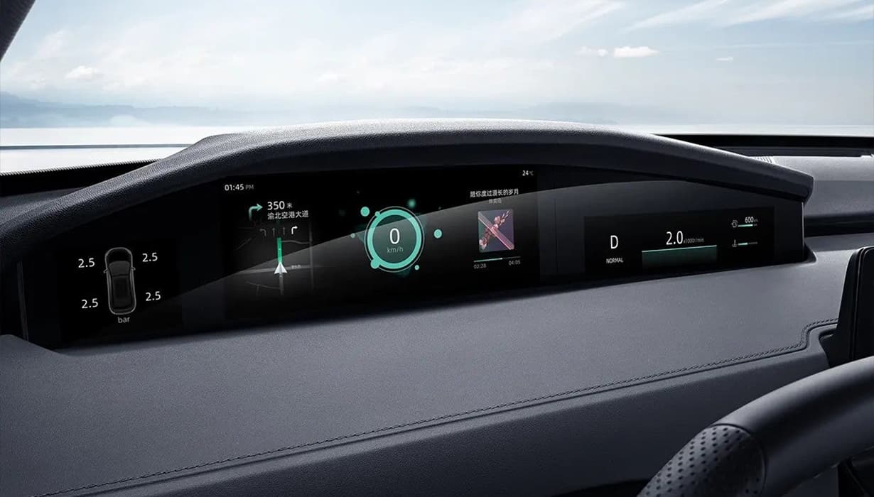 Panel de instrumentos digital de 12.3".